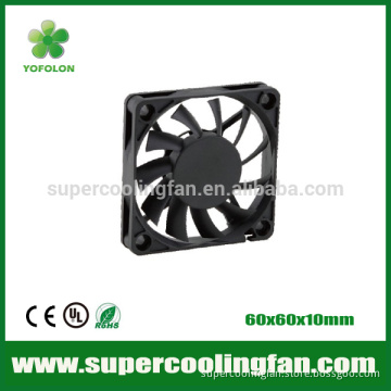 60x60x10mm 12V ball bearing DC Axial Fan 60mm cabinet dc cooler